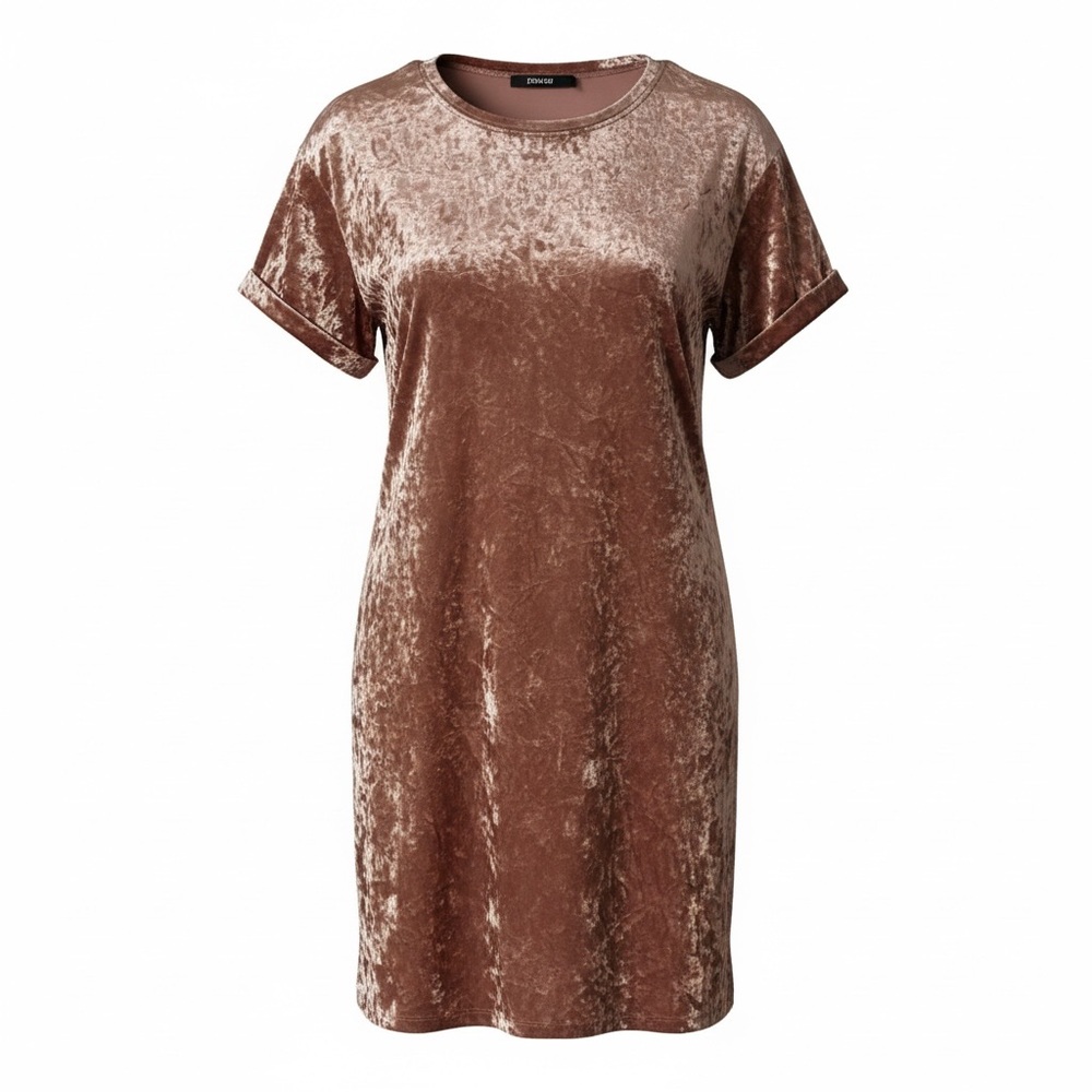 Windsor Dusty Rose Crushed Velvet Bodycon Dress Women’s Small | Pink Cocktail
